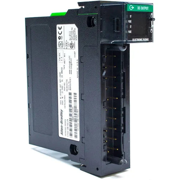 ControlLogix Digital 10-31 VDC Electronically Fused Output Module, 16 Points (20 Pin), Series A ControlLogix Digital 10-31 VDC Electronically Fused Output Module, 16 Points (20 Pin), Series A