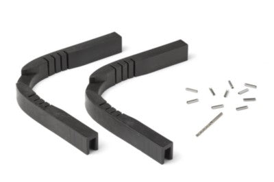 Wearguides upper end 85° PA6G black 189,4 x 183,8 x 24 Wearguides upper end 85° PA6G black 189,4 x 183,8 x 24