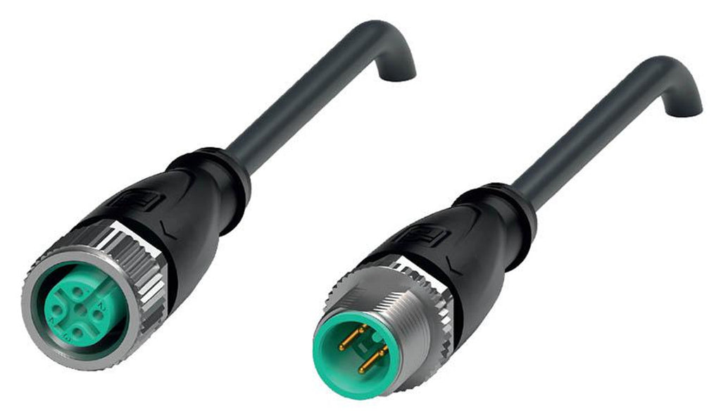 1 Meter Cable, M12 female to male straight, 4 pin 1 Meter Cable, M12 female to male straight, 4 pin