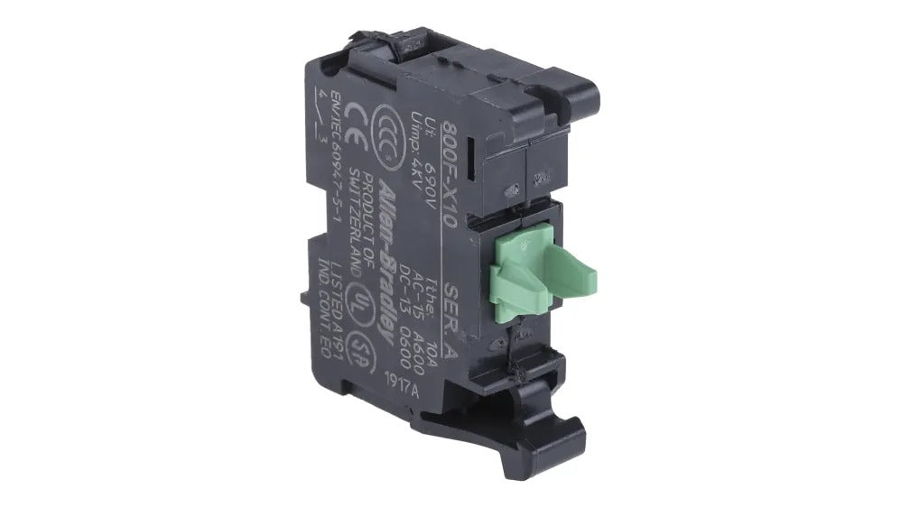 22.5mm PB No Latch, Screw Contact Block, 1 N.O. 22.5mm PB No Latch, Screw Contact Block, 1 N.O.