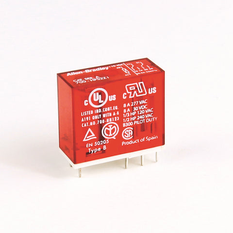 AB 700-HPS2Z24 24V DPDT PCB Style 2 Pole Safety Relay