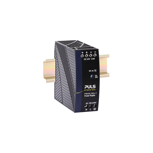 Power Supply; 24V-28DC; 3.8 AMPS; 100-208VAC Input; Piano Series; NEC Class 2 Power Supply; 24V-28DC; 3.8 AMPS; 100-208VAC Input; Piano Series; NEC Class 2