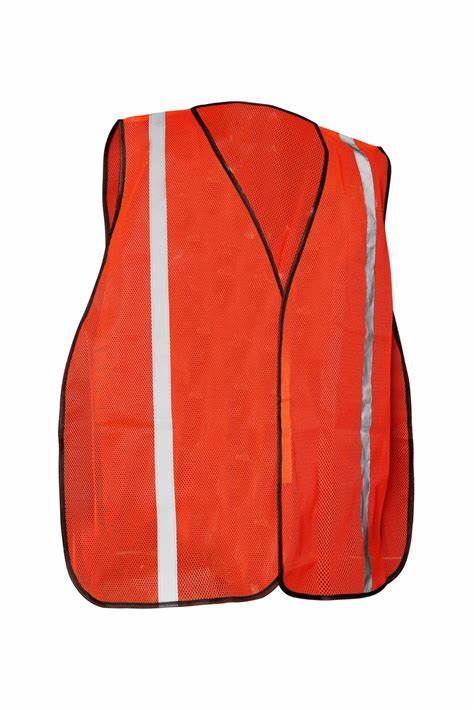 Back Stp Vest, Unrated Orange/Red, L/XL Back Stp Vest, Unrated Orange/Red, L/XL