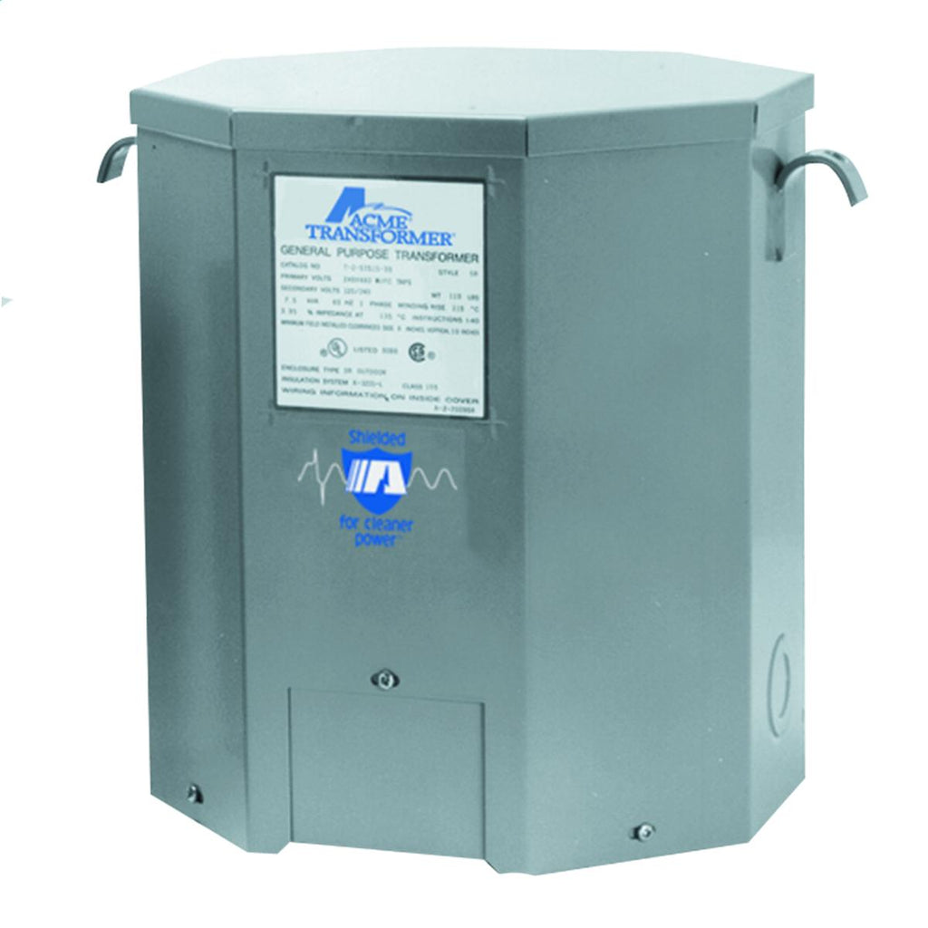 TRANSFORMER, CONTROL, 480PRI-120SEC, 1PH, 60HZ, 7.5 KVA ENCAPSULATED TRANSFORMER, CONTROL, 480PRI-120SEC, 1PH, 60HZ, 7.5 KVA ENCAPSULATED