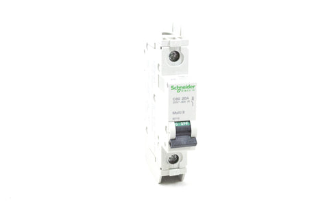 Miniature Circuit Breaker Multi 9 (C60), 20A, 1-Pole, 240 Vac, 60 Vdc, HACR Rated