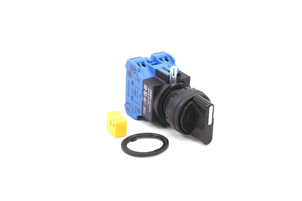 Selector Switch; 3 Position; Momentary; Spring return to center; 2-N.O. Contact Selector Switch; 3 Position; Momentary; Spring return to center; 2-N.O. Contact