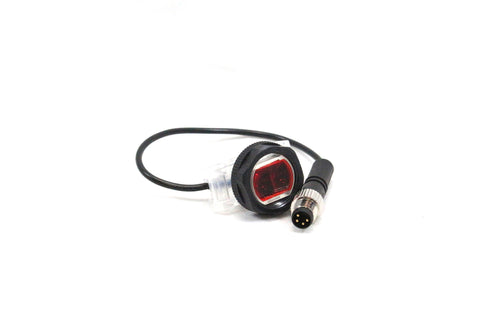 Retro-Reflective Photoeye; PNP, Dark Switching, M8 cable 150mm, 4 Pins; 0.1m-4.8m  Sensor Range