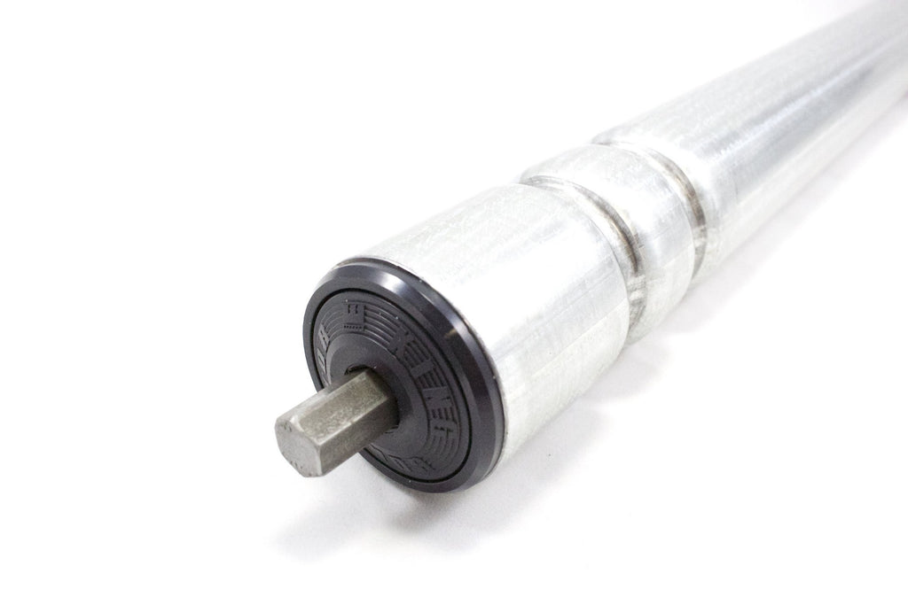 CARRIER ROLLER, 23.5 CARRIER ROLLER, 23.5" BF, 1.9" OD, 16GA, GALV, 7/16" HEX, ABEC BEARINGS, 2 GROOVE STD