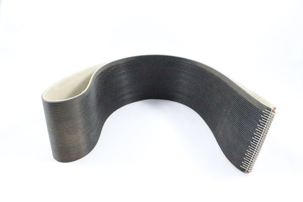 STRIP BELT ASSEMBLY; 3IN WIDE 2 PLY BLACK PVC STRIP BELT ASSEMBLY; 3IN WIDE 2 PLY BLACK PVC