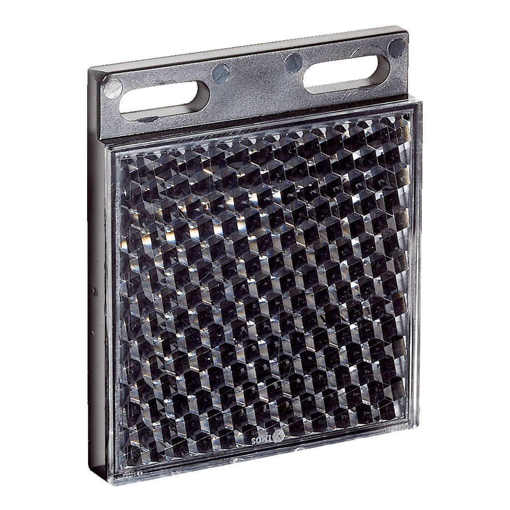 Reflector, Rectangular 47.5mm x 35mm, Mounting Holes, Fixing Strap