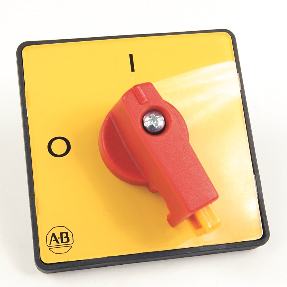 DISCONNECT KIT,OPERATING HANDLE, RED/YELLOW, FOR 194E SWITCH, ON/OFF, LOCKING