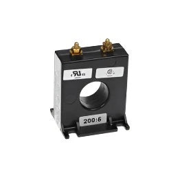TRANSFORMER, CURRENT TRANSFORMER, SOLID CORE, 200:5 RATIO, 1.13" INNER DIAMETER, SQUARE OUTER SHAPE,