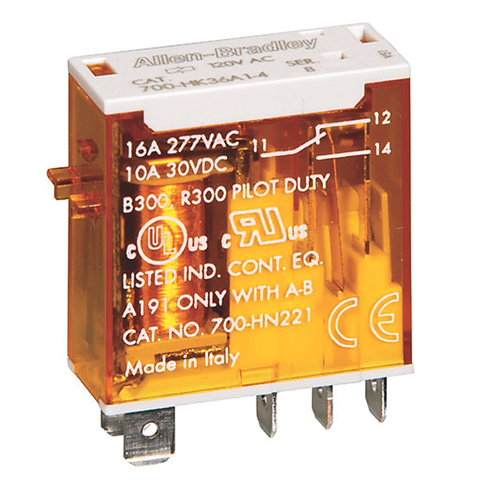 RELAY, ICE CUBE 24VDC COIL, DPDT, 2-POLE, PILOT LIGHT, 8A CONTACTS