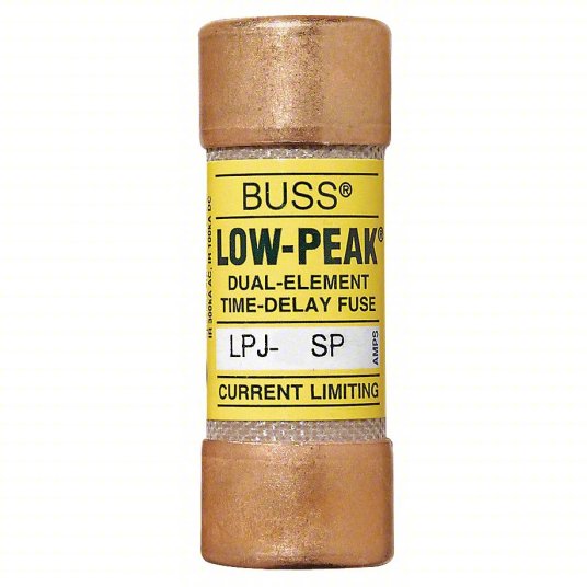 FUSE, J CLASS, 600VAC, DUAL-ELEMENT, TIME-DELAY, 004 AMP