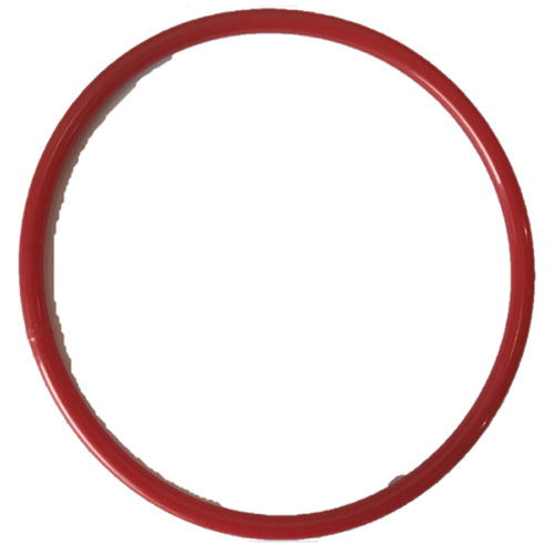 ROUND BELT: 3/16" DIA. X 12-3/4" LONG, CYCLOTHANE-B 85A, DUROMETER, HIGH TENSION RED, WELDED LOOP