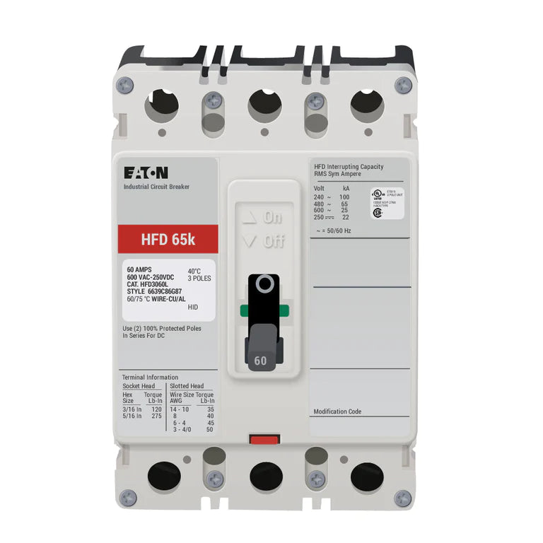 60-amp circuit breaker