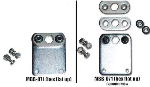 ITOH MOTOR BRACKET (LOW PROFILE) - FLATS UP