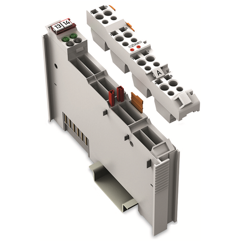 PLC, WAGO 120/230 VAC 2 RELAY OUTPUT MODULE PLUGABLE