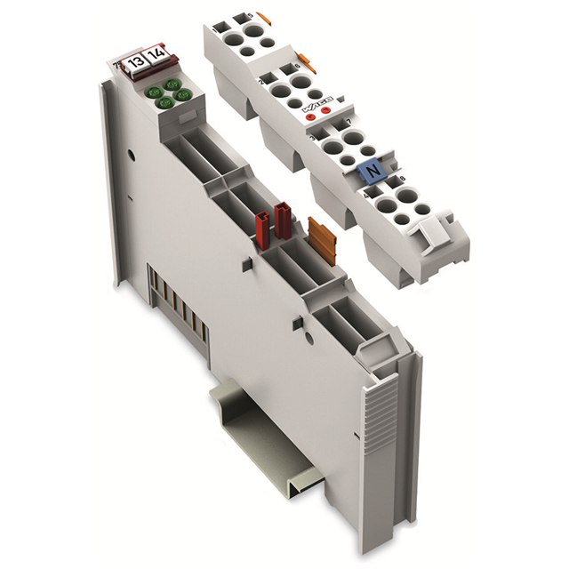 PLC, WAGO 120 VAC 4 PT SOLID STATE OUTPUT MODULE PLUGABLE