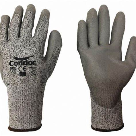 Cut-Resistant Gloves,PU, M/8