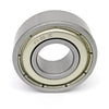 BALL BEARING, PERMANENTLY LUBRICATED, SEALED, R6-2RS, FOR 3/8