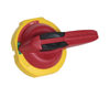 DISCONNECT, OPERATING HANDLE, RED/YELLOW