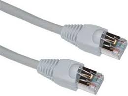 1FT CAT5e Shielded STP 26AWG Patch Cable - GRAY