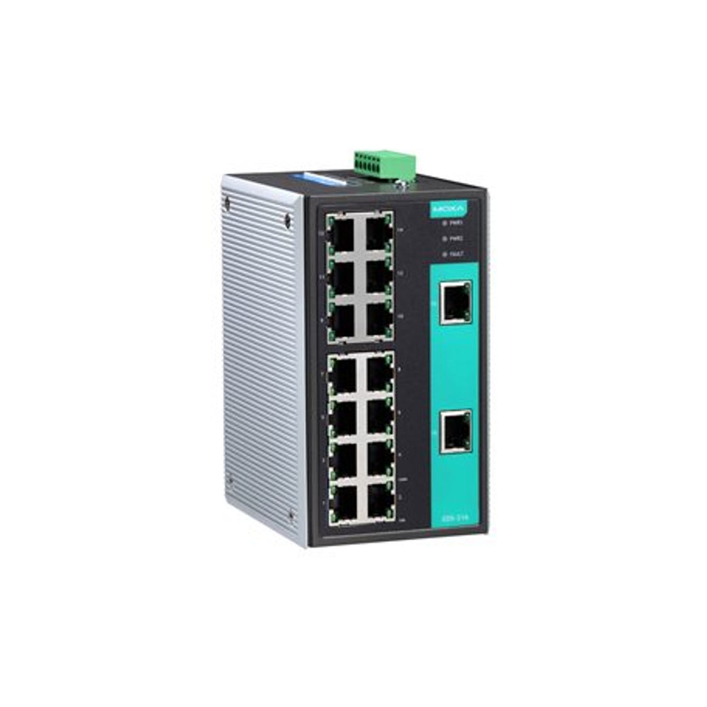 PC, UNMANAGED ETHERNET SWITCH W/16 10/100 BASE, 24VDC, DIN RAIL MOUNT FOR PANEL USE