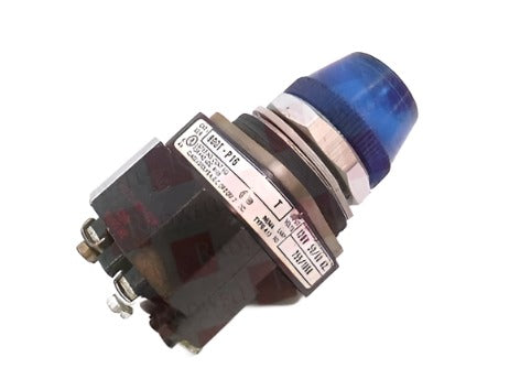 OPERATOR, PILOT LIGHT, 30.5MM, BLUE, 120VAC