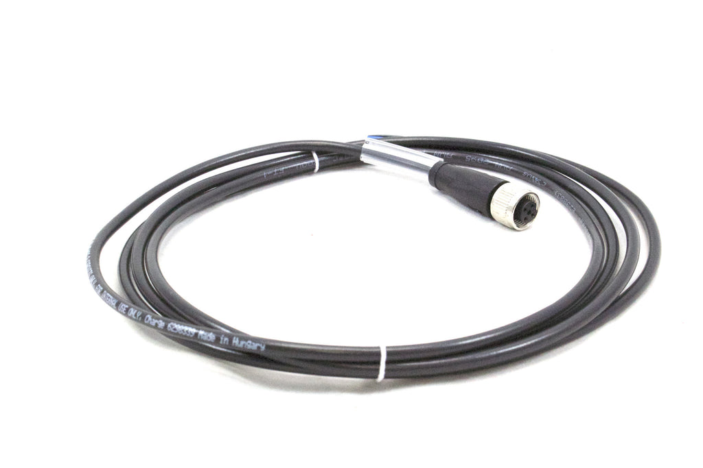 2 Meter Cable; Straight M12 Connector; 4 wire cordset (FEMALE)