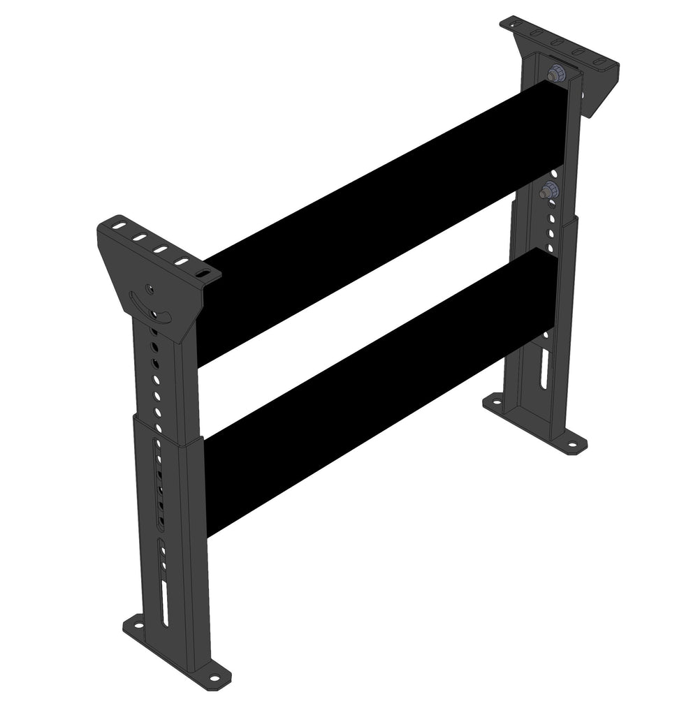HEAVY DUTY FLOOR SUPPORT, BOLTED CONSTRUCTION, 90" - 120"  TOP OF SUPPORT